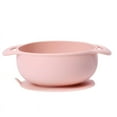 thumbnail image 2 of KC Luv Silicone Suction Baby Bowls, Dusty Pink & Milk White, BPA Free, Baby Led Weaning, 2 of 9