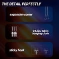 thumbnail image 6 of UPONRAY Single-line Custom Neon Signs, Customizable USB-Powered & Dimmable LED Neon Light, Stylish Wall Decor for Bedroom, Home, Lover, Friend, Cool White, 5 inch/1 Letter, 6 of 8