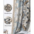 thumbnail image 3 of Bohemia Flowers Blackout Curtains for Bedroom Living Room Darkening Curtains 54 Inch Long Boho Ethnic Rustic Abstract Pattern Short Curtain for Small Window Treatment Grommet Drapes 52"x54"x2, 3 of 9