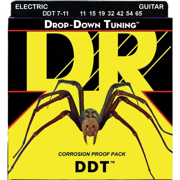 DR Strings DDT7-11 Drop Down Tuning 7-String Electric Strings - 11-65