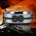 thumbnail image 2 of Silver Tungsten Climber's Ring, 2 of 4