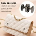 thumbnail image 4 of 50 Pack Purses Closure, 0.55 X 0.16in  Button Clasps Fasteners Clip Buckle Multipurpose Sewing Buttons Purse Closure Fasteners For Homemade Sewing Craft, 4 of 8