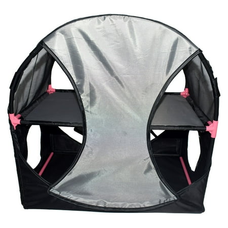 UPC: 0858342144278 | Pet Life Kitty-Play Obstacle Collapsible Cat House