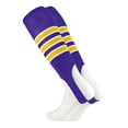 thumbnail image 1 of Patrón de estribos de béisbol a rayas TCK D (morado/blanco/dorado grande), 1 of 1