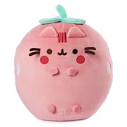 GUND Pusheen Strawberry Scented Squisheen Plush, Squishy Toy Stuffed Animal for Ages 8 and Up, Pink, 11”