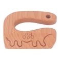thumbnail image 2 of Wooden Kids Cutter, Animal Pattern Compact Size Safe  Children Cooking Chopper Ergonomic Design  for 2-8 Years Old for Daily Entertainment Dinosaur,Giraffe,Elephant, 2 of 7