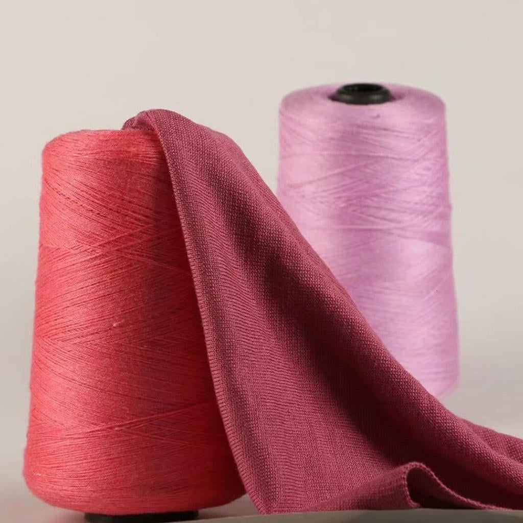 Giaone 1 Roll 500g Natural Silk Knitting Yarn Summer Crochet Line for DIY Handwoven for Tank Top Cape Embroidey Thread