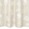 thumbnail image 4 of Mainstays Tossed Sea Shores 13-piece Fabric Shower Curtain with Hooks, 4 of 5