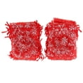 thumbnail image 2 of 100 bolsas de regalo de tul para Navidad, bolsas de dulces, recuerdos de fiesta 9 x 12 cm, 2 of 9