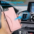 thumbnail image 7 of TOP SHE Case for Apple iPhone 8 Plus (5.5"), iPhone 7 Plus Case (5.5 Inch) - Synthetic Leather Protective Case with Card Slot / Kickstand, Slim Fit Lightweight Simple Fashion Cover (Rosegold), 7 of 7