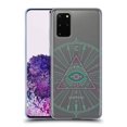 thumbnail image 1 of Head Case Designs Officially Licensed Cat Coquillette Evil Eye Green Purple Mandala Soft Gel Case Compatible with Samsung Galaxy S20+ / S20+ 5G, 1 of 7