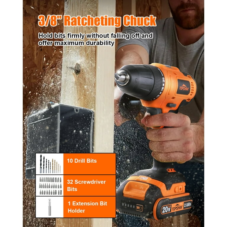 BLACK+DECKER Brushed Cordless Drills for sale