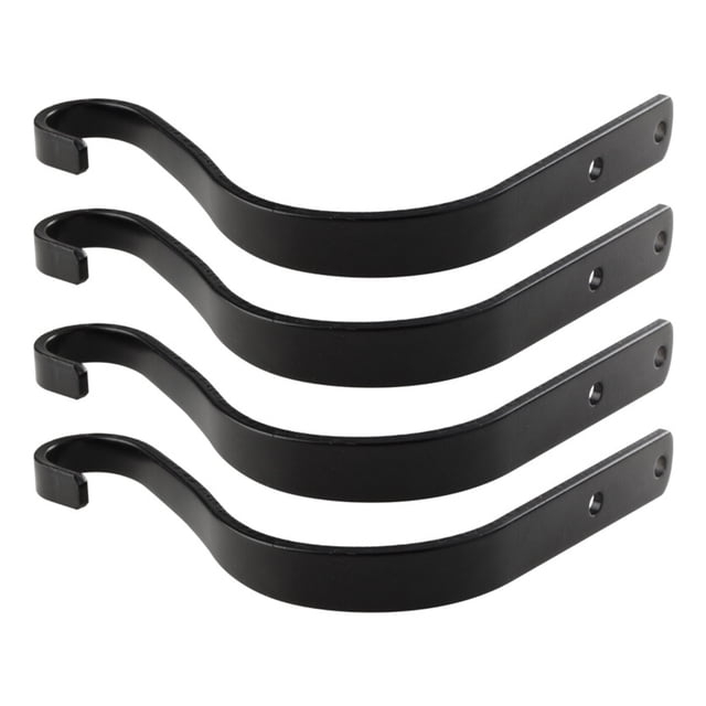 Black Iron Plant Wall Hook for Storage Simple and Practical Retro Design Easy to Install 4 Pieces