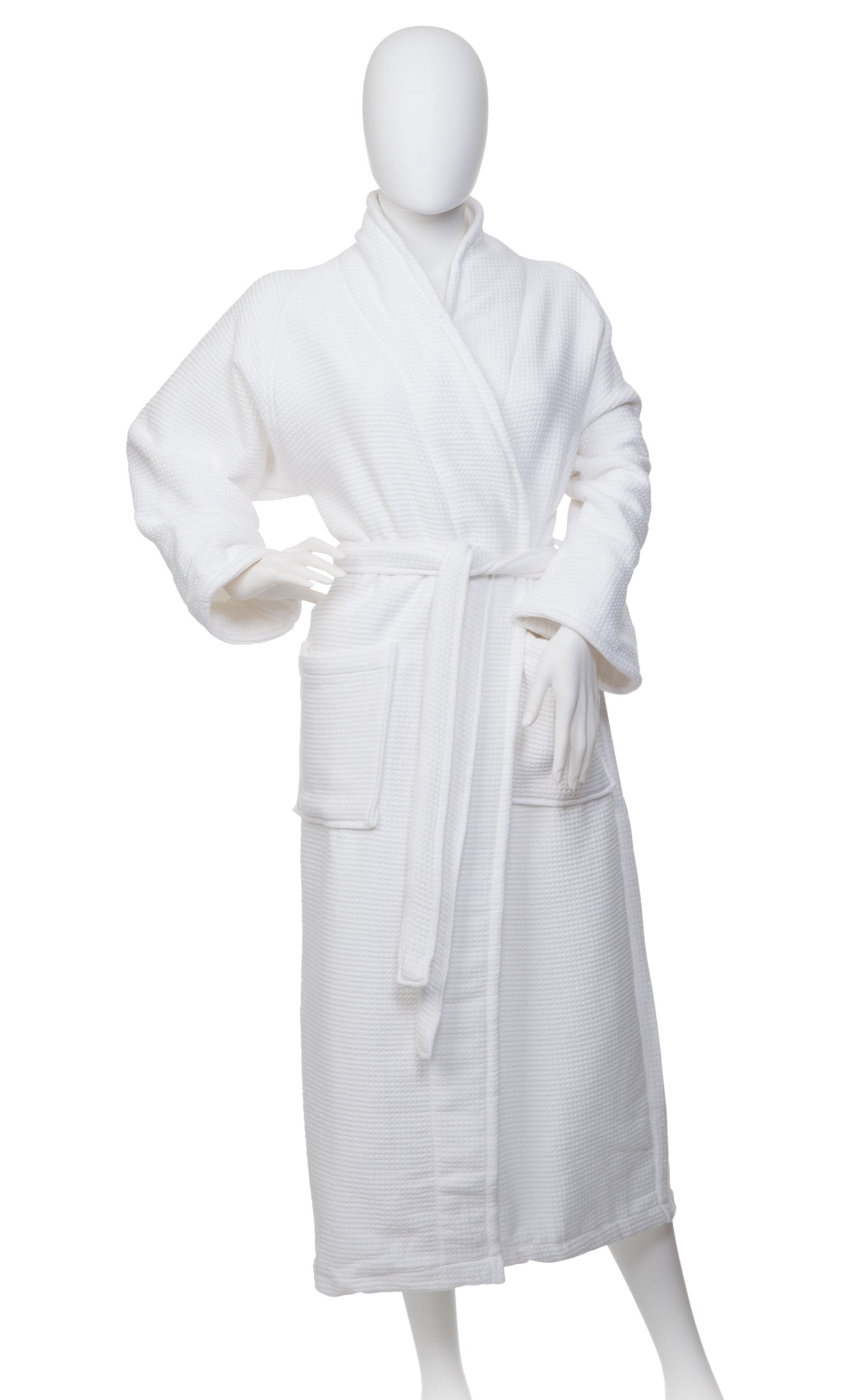 GoLinens Bathrobe for Women and Man Soft Cotton Waffle Weave