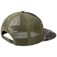 thumbnail image 3 of BASSDASH Flat Brim Trucker Cap Adjustable Snapback Hat Mesh Back For Men Women, 3 of 5