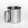 thumbnail image 4 of Sturdy Stainless Steel Backpacking Camping Drinking Cup with Handle Set of 4, 4 of 4