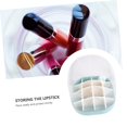 thumbnail image 2 of ZHAOCHENG 1 caja de almacenamiento de lápiz labial, contenedor con tapa, estuche de exhibición de brillo de labios, organizador de lápiz labial transparente, contenedores, soporte de lápiz labial acrí, 2 of 5