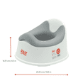 thumbnail image 2 of Petit pot Jolly Jumper | Chaise pot confortable pour tout-petits, idéale pour l’apprentissage de la propreté | Conception à rinçage rapide | Blanc, 2 of 10