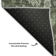 thumbnail image 3 of Addison Rugs Mayfield Washable Transitional Floral Olive Rectangle Rug, 3' x 5', 3 of 6