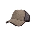 thumbnail image 1 of Top Headwear Straw Adjustable Trucker Hat - Natural/Brown, 1 of 2