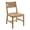 Natural, variant on Maklaine 21" Modern Elm Wood/Paper Rope Dining Chair in Natural