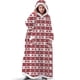 thumbnail image 3 of Super Long Hoodie Blankets Winter Oversized Hoodies Sweatshirt Women Men Christmas Hooded Blankets Pullover Giant Tv Blanket, 3 of 3