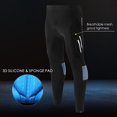 thumbnail image 3 of Men's Cycling Bike Pants 4D Padded Long Bicycle Compression Tights, 3 of 8