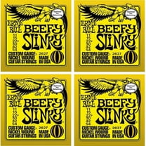 Ernie Ball P02627 ^4  Beefy Slinky Electric Strings, 4 Pack