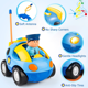 thumbnail image 2 of HYPERLIVING Control Remoto Cars para Niños de 1, 2 y 3 Años: Dibujos Animados de RC Police y un Auto de Carreras con Sirenas Realistas, Sonidos para Tocar y Faros Intermitentes, un Juguete para Auto, 2 of 8