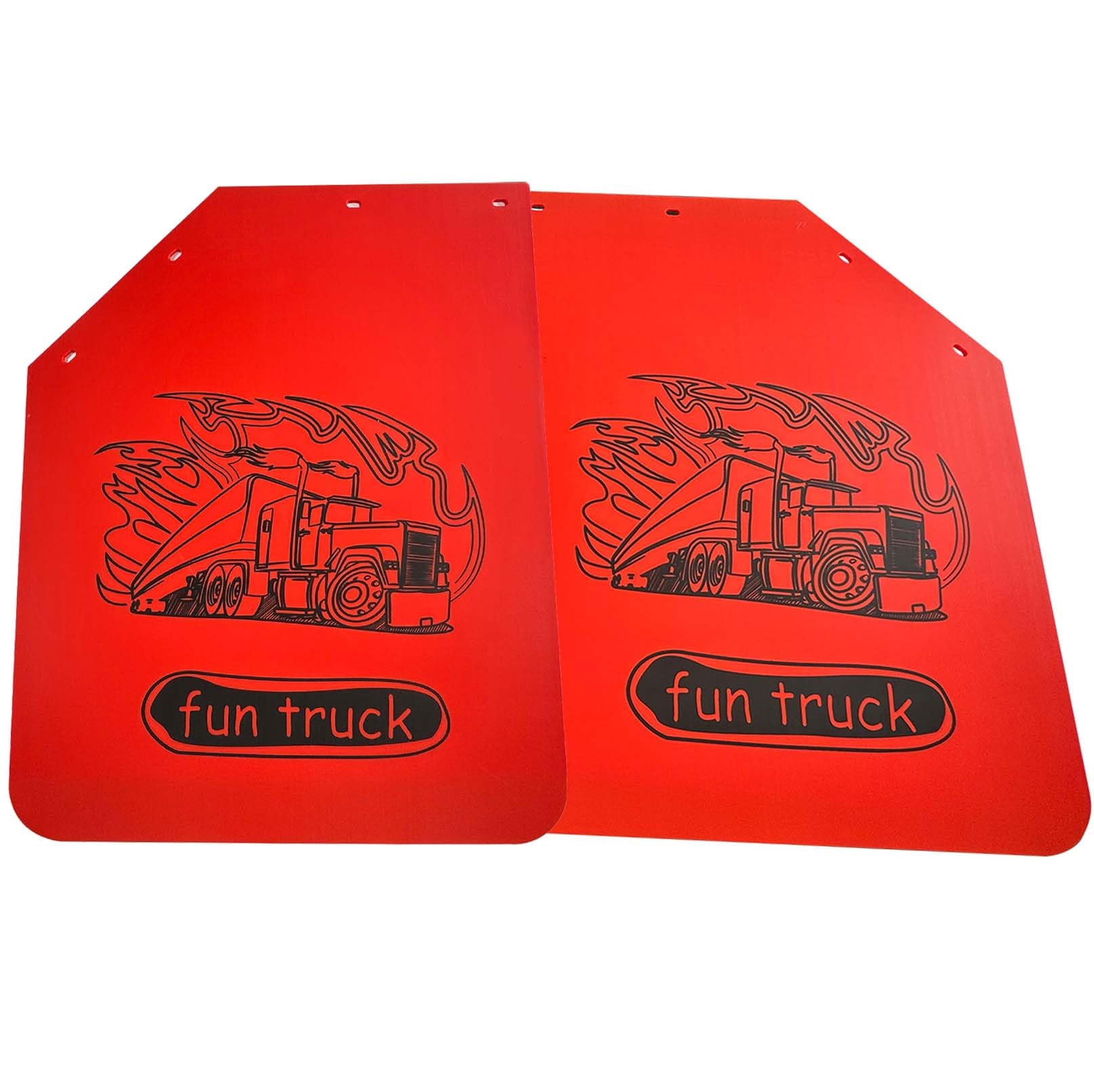 BST BSSP Universal Mud Flaps for Semi Trucks, 24 ''X30'' Heavy-Duty Trailer Truck Mud Flap Polymer Semi Mud Flaps for Freightliner Kenworth Peterbilt International Mud Guards Splash Flaps