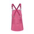 thumbnail image 2 of Delantal transparente, delantal de color, delantal de cocina, arte impermeable con bolsillo grande, rojo, 2 of 9