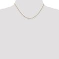 thumbnail image 2 of 10k Yellow Gold 1.25mm Figaro Necklace Chain Pendant Charm, 2 of 9