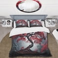 thumbnail image 2 of Designart "The Elegance of the Red Japanese Maple" Japan Art Bedding Covert Set - Global Coral People Bed Set With 2 Shams, 2 of 6