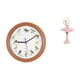 thumbnail image 1 of Reloj de pared con diseño de pájaro bailarina melódica, escultura de resina para niña, reloj colgante decorativo para cocina, hogar, oficina, sala de, 1 of 8