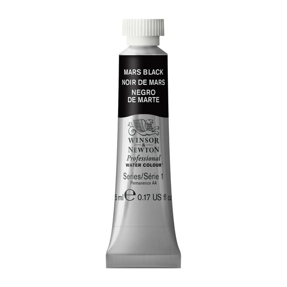 Winsor & Newton Professional Watercolor, 5ml, Mars Black