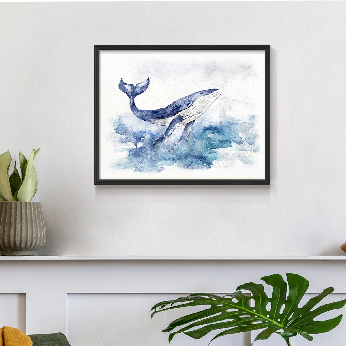 Beautiful Breach by Sally Swatland - Restickable Framed Giclée Print