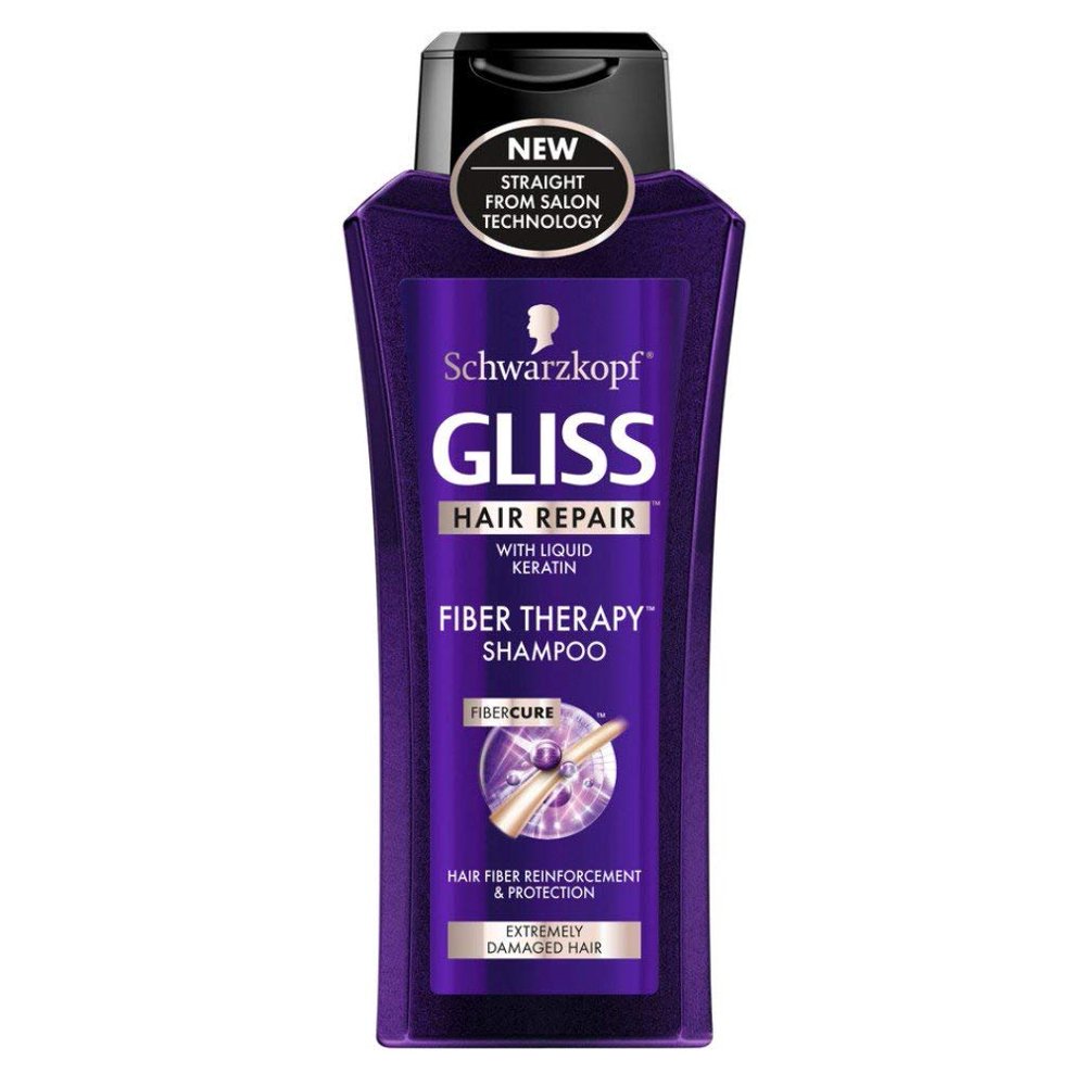Gliss Shampoo Fiber Therapy 13.6 Ounce (402ml) (2 Pack)
