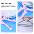 thumbnail image 2 of 2Pcs Pink Abs Facial Hair Removers for Women Spring Shape Trimmer Manual Face Hair Threader Daily Use, 2 of 9