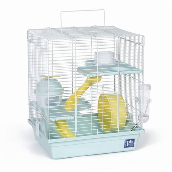 Prevue Pet Products Hamster Haven 3-Story Happy Home Small Animal Cage - Pack of 2