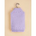 thumbnail image 3 of 1pc Dark Blue Knitted Pet Sweater With Turn-Down Collar For Autumn And Winter, Classic Solid Color Grid Design For Extra Stretch, Suitable For Cats An, 3 of 4