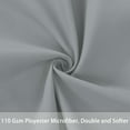 thumbnail image 2 of Unique Bargains 1 Pack Brushed Microfiber Body Pillowcase, 20" x 48", Light Grey, 2 of 8