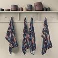thumbnail image 2 of USA Statue of Liberty Tea Towels 4 Pack Bald Eagle America Flag Kitchen Dish Cloth with Hanging Loop, 18"x28" Lint-Free Absorbent Towel for Kitchen Drying Wiping and Cleaning, 2 of 7