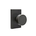 thumbnail image 3 of Passage Set, Modern Rectangle Rosette, Modern Round Knob, Satin Brass, 3 of 7