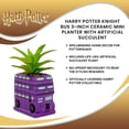 thumbnail image 7 of Harry Potter Knight Bus 3-Inch Ceramic Mini Planter With Artificial Succulent, 7 of 7