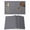 Grey, variant on Placemats Set of 8, Beige Solid Color Woven Placemat, Linen Place Mats for Kitchen/Dining Tables, Aesthetics Contemporary Luxury Washable Table Mats for Party