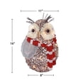 thumbnail image 4 of RJ Legend Christmas Decoration, Rattan Lighting – Owls Family Set, 4 of 5