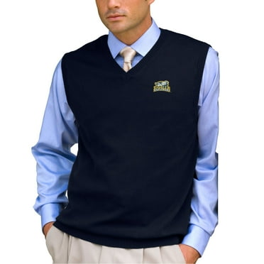Men's Navy La Salle Explorers Milano Knit Sweater Vest