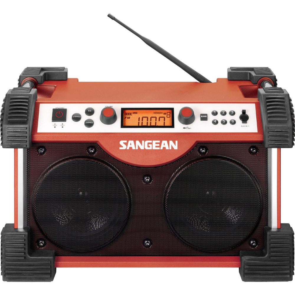 SangeanFB100 Fatbox Portable radio 14 Watt red