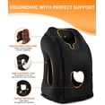 thumbnail image 2 of Inflatable Neck Pillow Used for Airplanes/Cars/Buses/Trains/Office Napping with Free Eye Mask/Earplugs (Balck), 2 of 5
