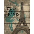thumbnail image 2 of Natural Paris Teal Poster Print by OnRei OnRei (18 x 24), 2 of 2
